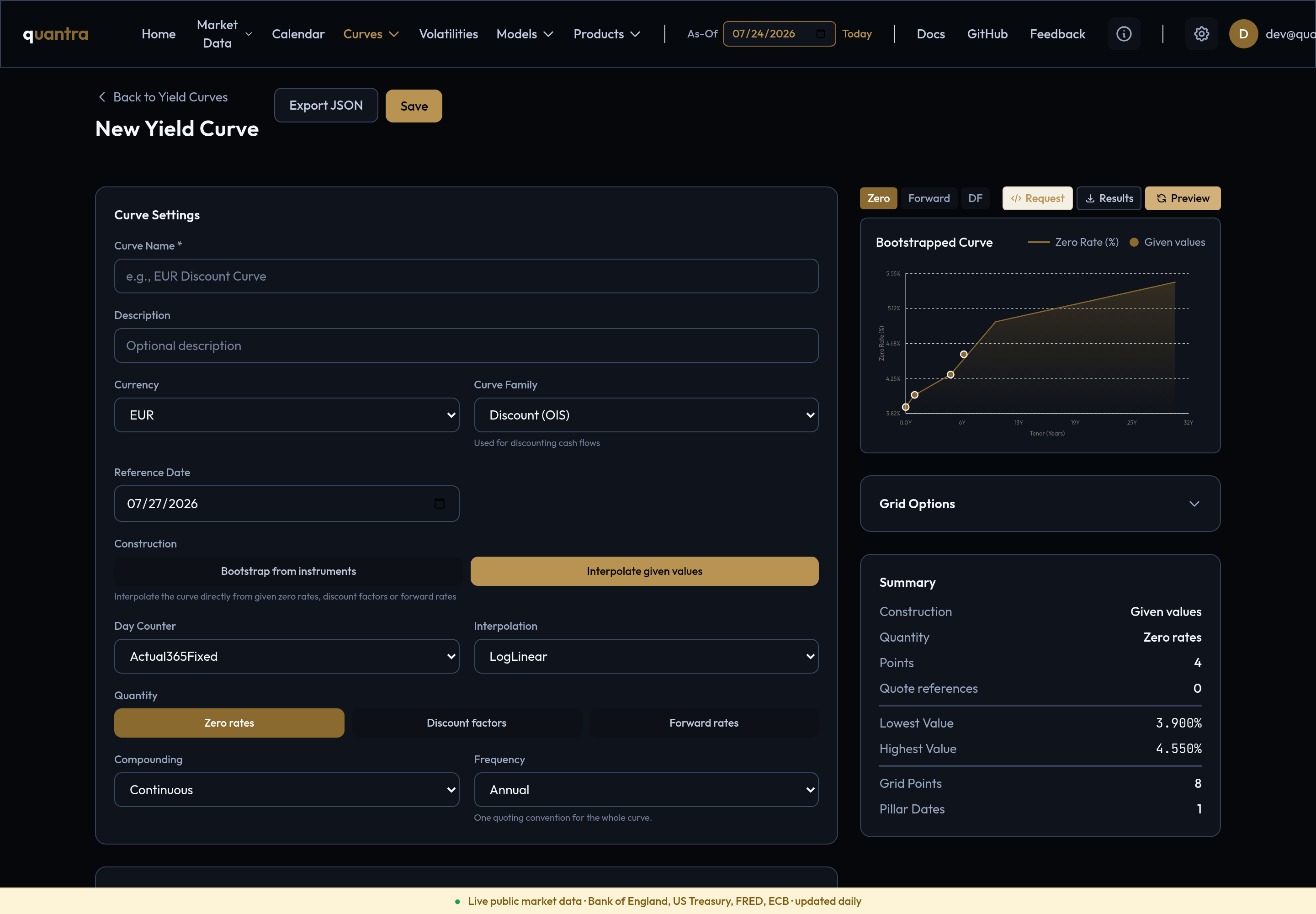 Values construction mode